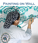 We can paint and design your walls, under dome wall, .... by your favorite paintings.