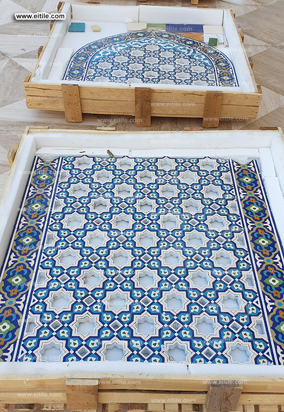 Ventilation mosaic tile panel supplier, www.eitile.com