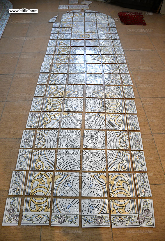 Handmade Islamic tile complex, www.eitile.com