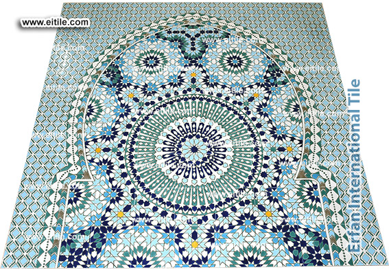 Custom handmade tile supplier in Girih design, www.eitile.com