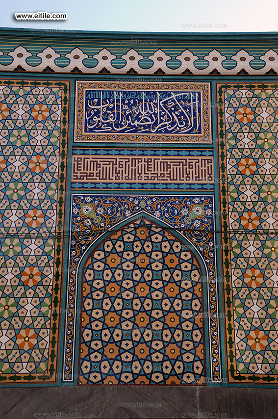 Mosque tile calligraphy, www.eitile.com