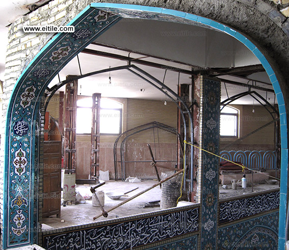 Persian mosaic tile panel, www.eitile.com