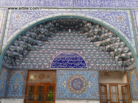 Iran, Isfahan, Khur Hoseiniyeh, Iranian Mosque Tile Supplier, www.eitile.com