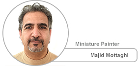 Majid Mottaghi, Erfan International Tile Company miniature painter