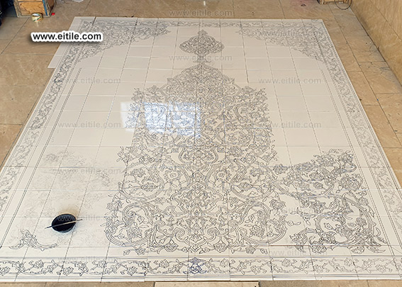 Iranian handmade Persian ceramic tile designer, www.eitile.com