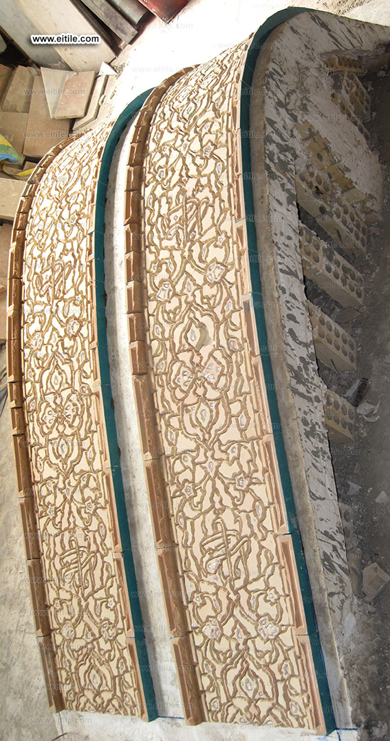 Persian mosaic tile panel, www.eitile.com