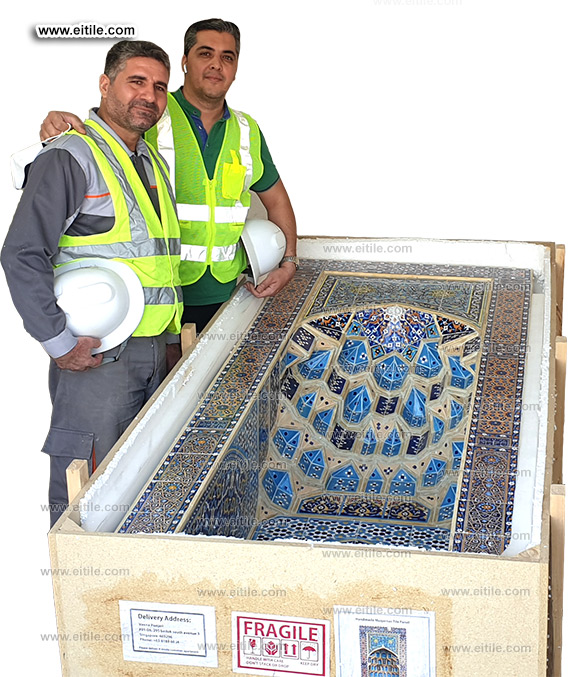 Muqarnas tile panel manufacturer, www.eitile.com