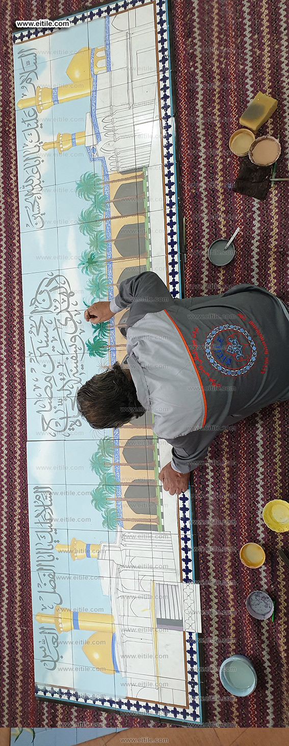 Beinol Haramain picture drawing on tiles, www.eitile.com
