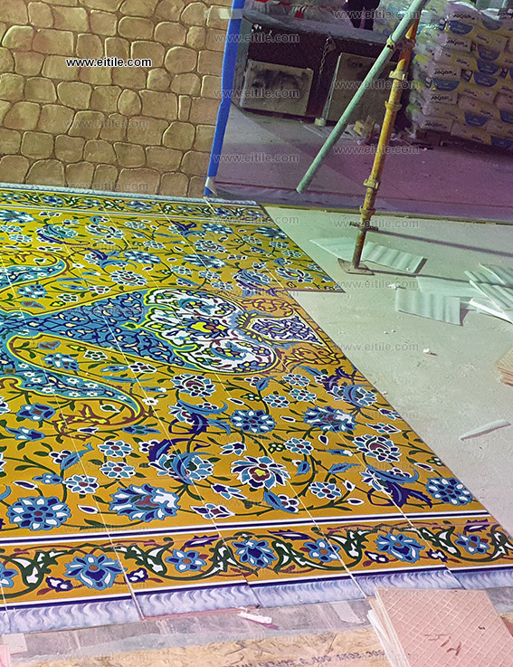 Qatar, Doha OASIS handmade carpet tile manufacturer, www.eitile.com