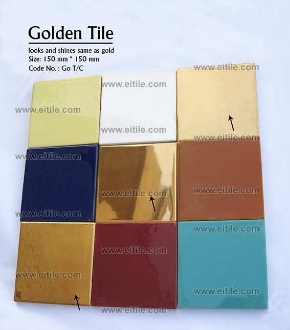 Golden tile raw materials, www.eitile.com