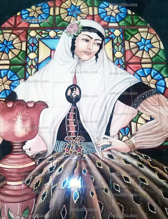 Iranian_hand_painted_tiles, www.eitile.com Iranian_hand_painted_tiles, www.eitile.com