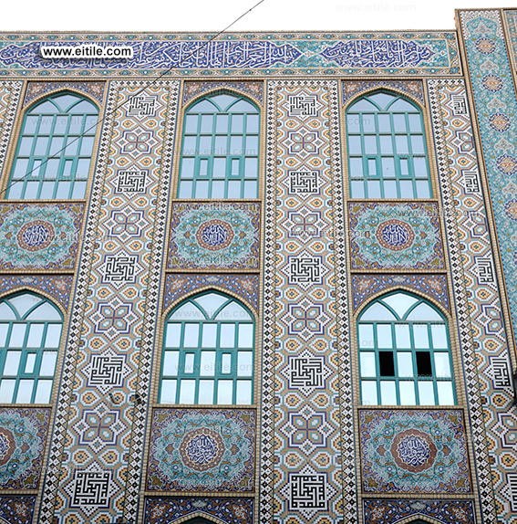 Persian handmade Moagheli tiles, www.eitile.com