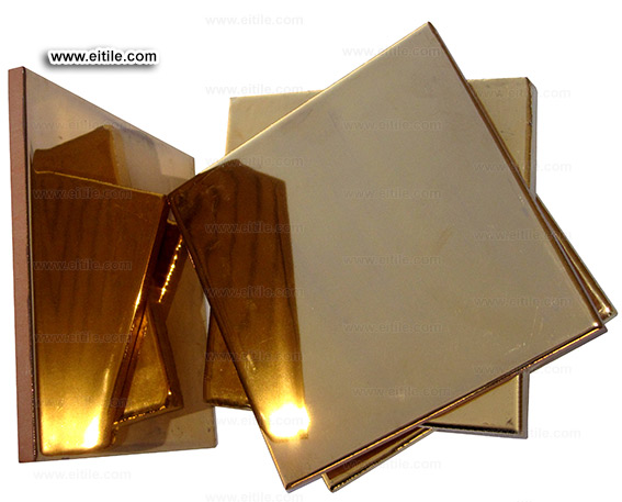 Handmade golden tiles, www.eitile.com