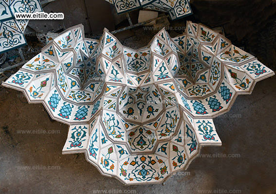 Mosque Muqarnas tile panels supplier, www.eitile.com
