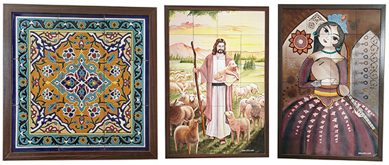 Seven color tiles in frames, www.eitile.com Seven color tiles in frames, www.eitile.com