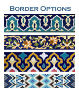 We can design and manufacture handmade tiles for borders in any design and options. Here you can find so many border options.