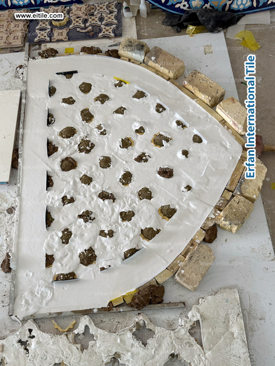Decorative handmade ventilation tiles combining beauty and airflow. www.eitile.com