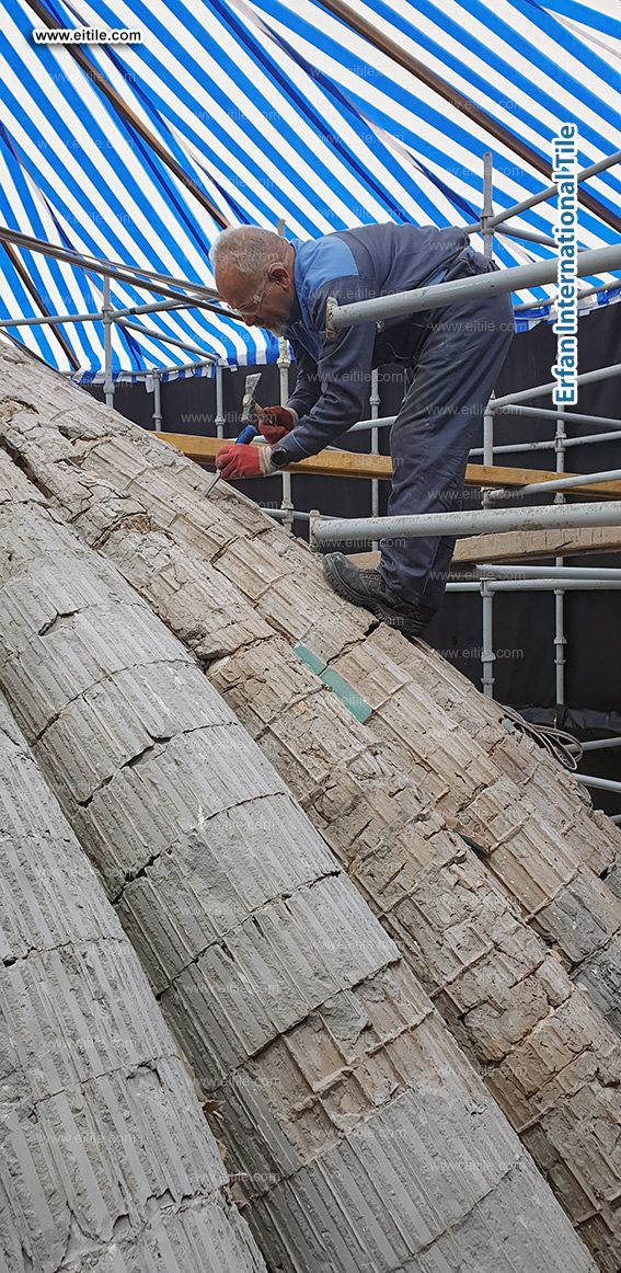 Samarkand Imam Al Moturidi's mausoleum tile work, www.eitile.com Samarkand Imam Al Moturidi's mausoleum tile work, www.eitile.com