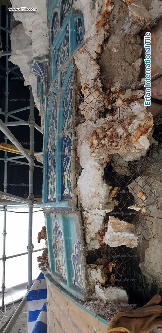 Samarkand Imam Al Moturidi's mausoleum tile work, www.eitile.com Samarkand Imam Al Moturidi's mausoleum tile work, www.eitile.com