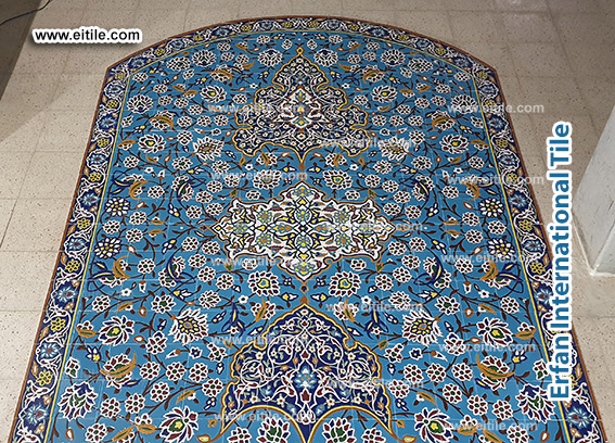 Hand-glazed blossoms—Eitile’s floral tilework transforms this villa into a work of art, www.eitile.com