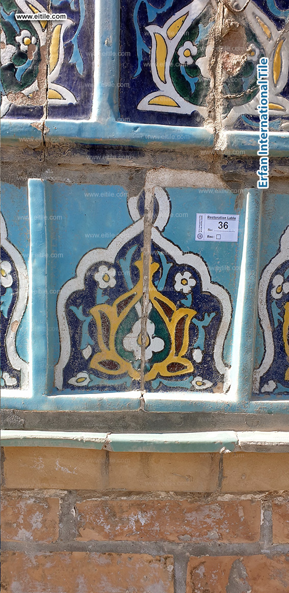 Samarkand Imam Al Moturidi's mausoleum tile work, www.eitile.com Samarkand Imam Al Moturidi's mausoleum tile work, www.eitile.com