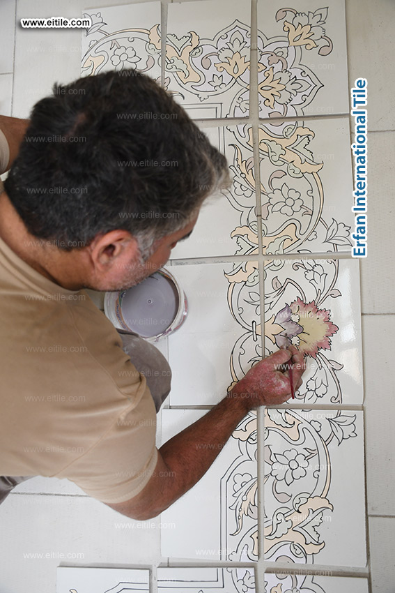 Outdoor Charm with Handmade Tile Borders | Eitile, www.eitile.com