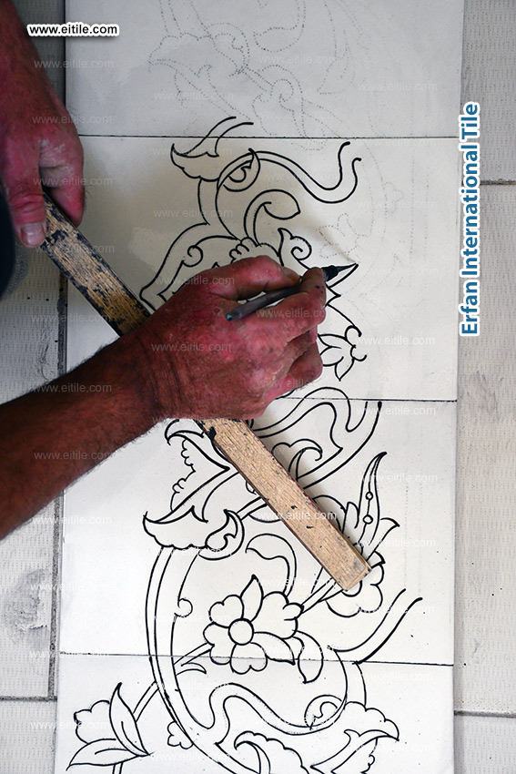 Outdoor Charm with Handmade Tile Borders | Eitile, www.eitile.com