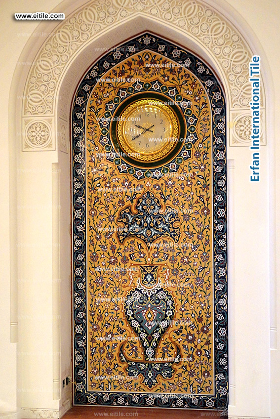 Detailed close-up of EITile’s handcrafted mosaic tile workmanship, www.eitile.com