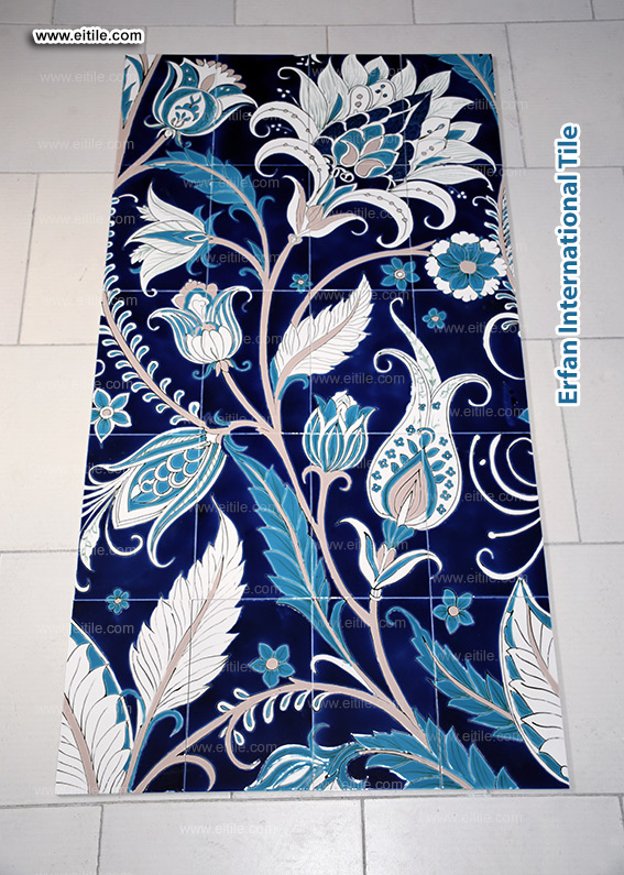 Supplier of wall frames with handmade tile materials, www.eitile.com