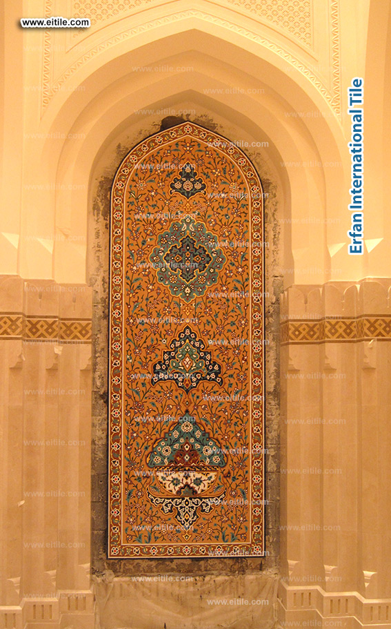 Beautifully installed handmade mosaic tiles showcasing Persian craftsmanship, www.eitile.com