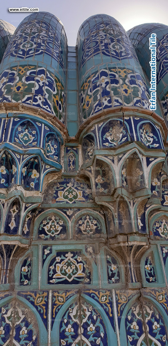 Samarkand Imam Al Moturidi's mausoleum tile work, www.eitile.com Samarkand Imam Al Moturidi's mausoleum tile work, www.eitile.com