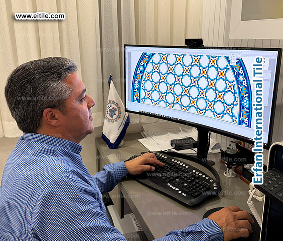 Designing mosaic tiles, www.eitile.com