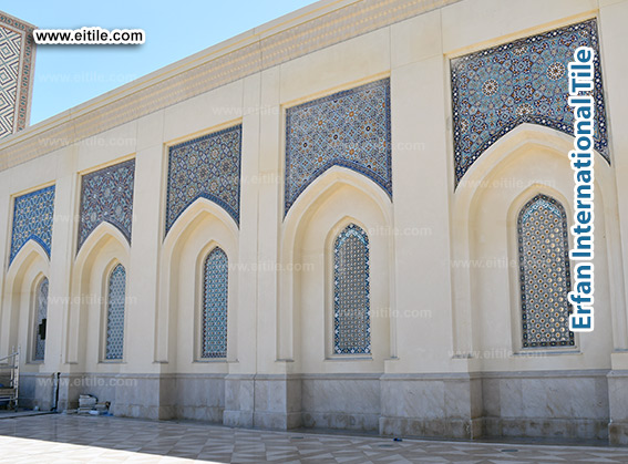 Oman, Sohar Sultan Qaboos mosque tile repair work, www.eitile.com Oman, Sohar Sultan Qaboos mosque tile repair work, www.eitile.com