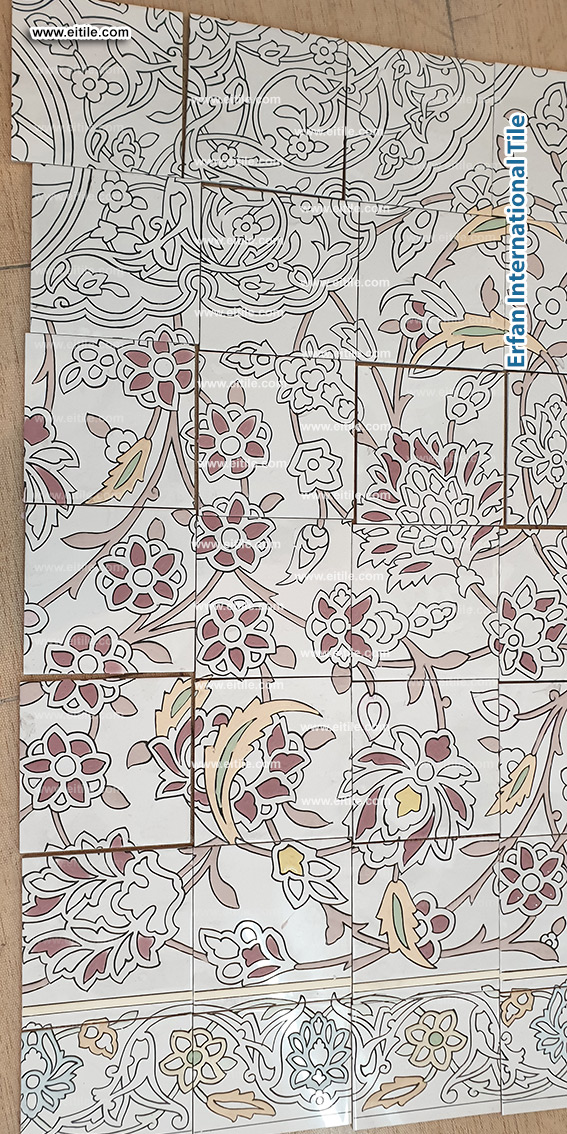 When walls speak culture—handmade facade tiles by Eitile for a Saudi villa, www.eitile.com