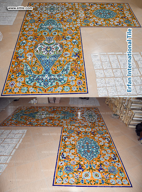 Handmade ceramic tiles in unique, unconventional shapes, crafted with traditional Persian artistry. EITile supports custom architectural and restoration projects worldwide with expert care. Discover more at www.eitile.com.