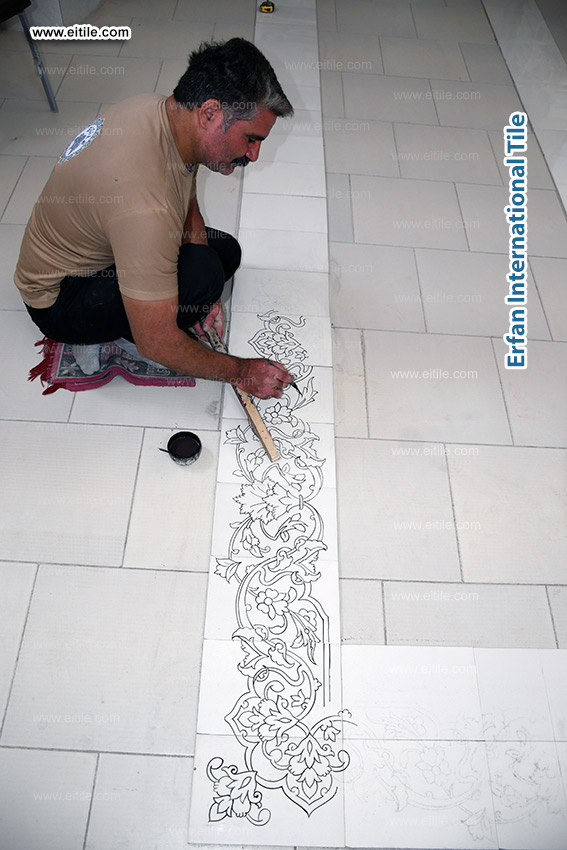 Elegant Handmade Border Tiles for Timeless Interiors | Eitile, www.eitile.com