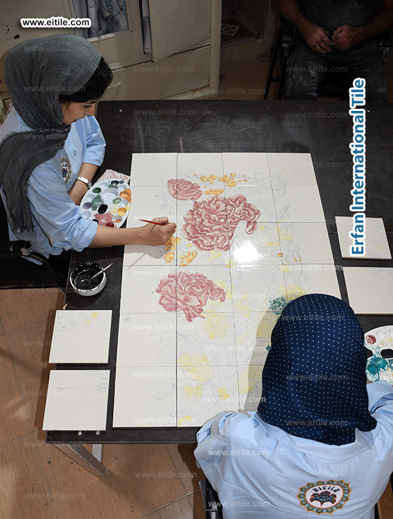 Discover unique hand-painted decorative wall tile frames, combining artistic design and timeless craftsmanship at www.eitile.com