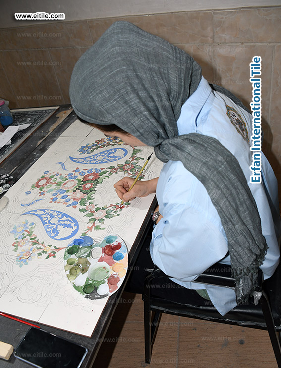 Discover the perfect combination of traditional hand painting and contemporary tile design at www.eitile.com