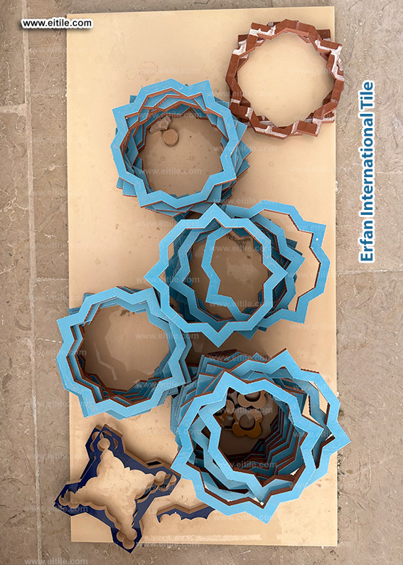 Intricate waterjet-cut tile screen crafted by skilled artisans. www.eitile.com