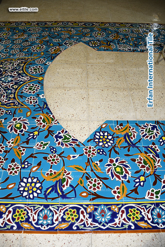 A sea of blue, blooming with detail—Eitile’s floral tile facade brings nature to architecture, www.eitile.com