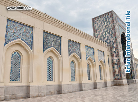 Oman, Sohar Sultan Qaboos mosque tile repair work, www.eitile.com Oman, Sohar Sultan Qaboos mosque tile repair work, www.eitile.com