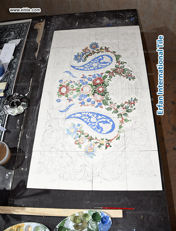 Add a distinctive artistic touch to your walls with beautifully crafted hand-painted tile frames at www.eitile.com