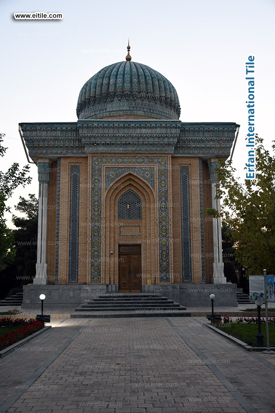 Samarkand Imam Al Moturidi's mausoleum tile work, www.eitile.com Samarkand Imam Al Moturidi's mausoleum tile work, www.eitile.com